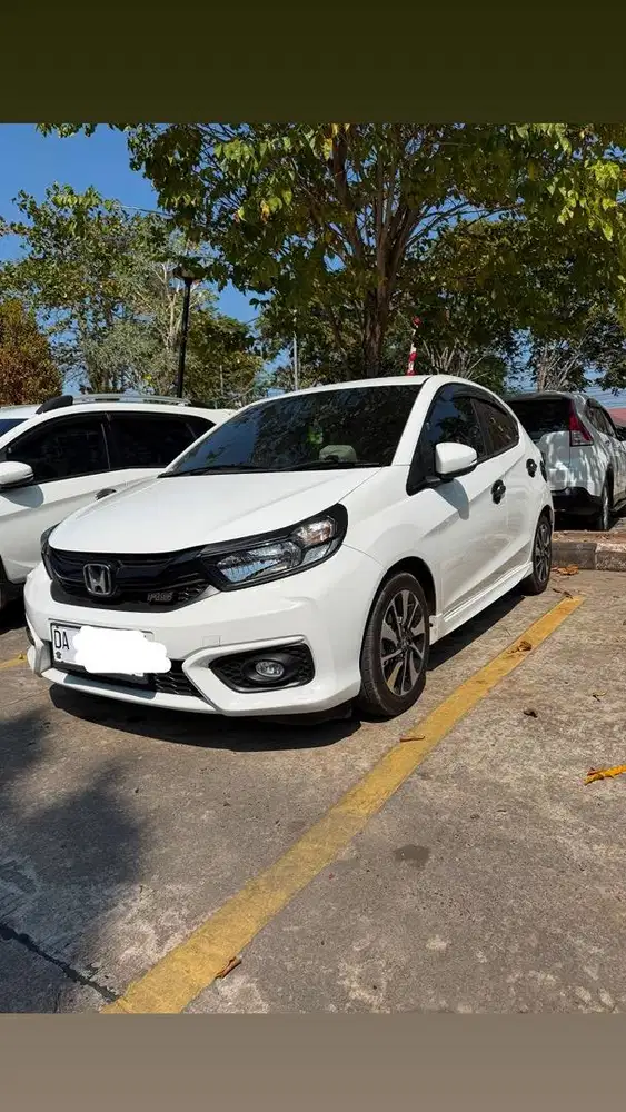Brio RS nik 2021 matic putih bersih luar dalam