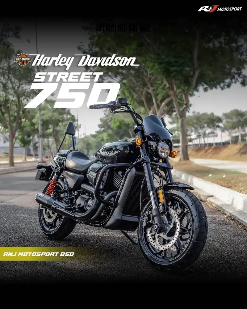 Harley Davidson street 750 Nik 2018 KM 3.000an Knalpot TBR