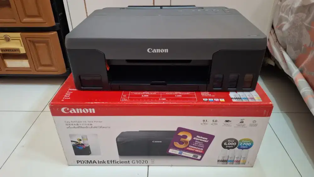 Canon PIXMA G1020 Original | Normal | Print Test OK | Kondisi Baik