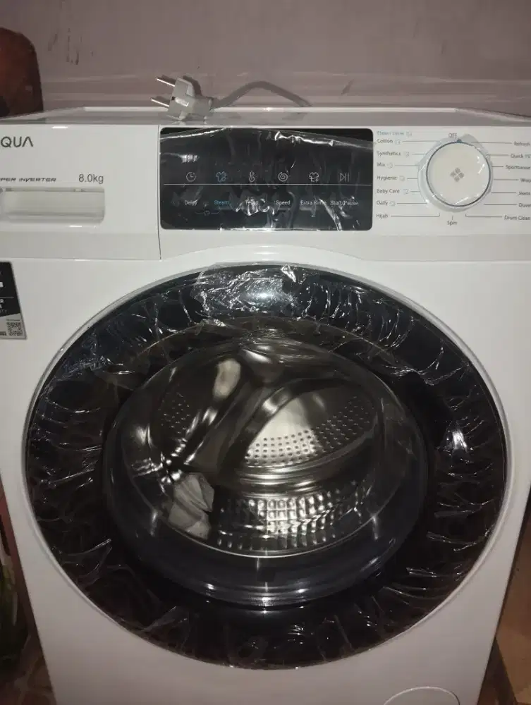 Dijual mesin cuci front loading merk AQUA tipe  FQW 820 BF