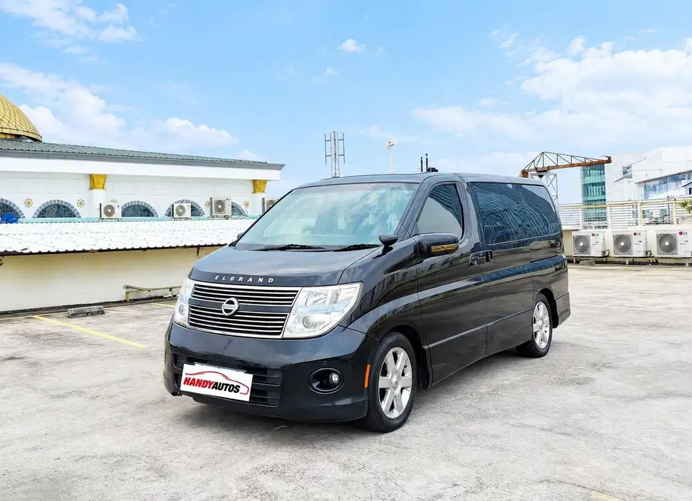 Nissan Elgrand HWS Black Leather 2008 Automatic Hitam Metalik