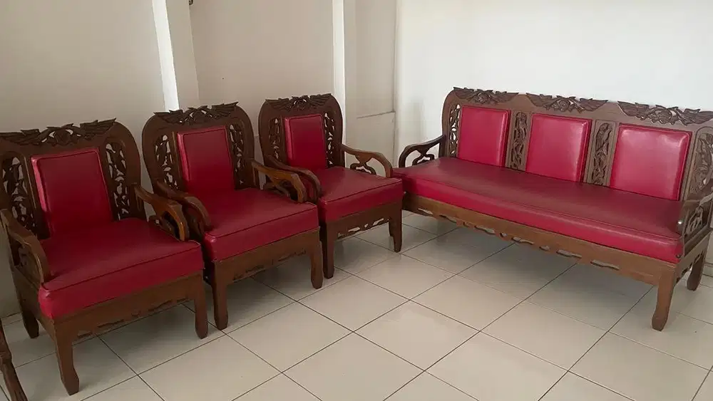 Furniture Kursi Tamu Kayu