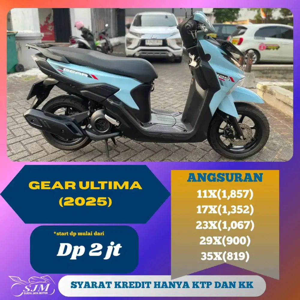 YAMAHA GEAR ULTIMA 2025 CASH & KREDIT