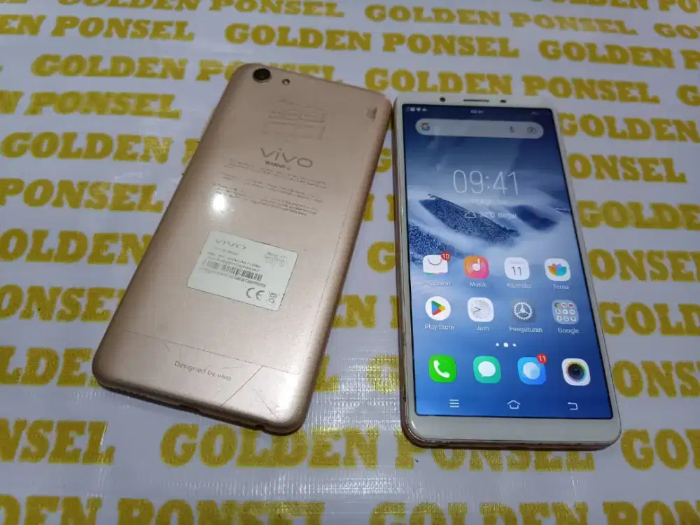 Y71-Rosegold.Ram 3/16GB.ORI #Golden Ponsel