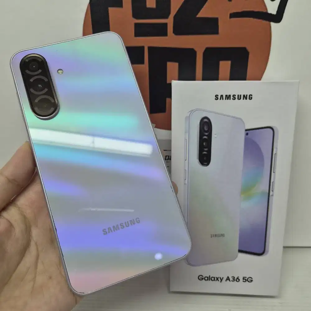 Samsung A36 12/256 Lavender Fullset Mulus No Minus No Kendala