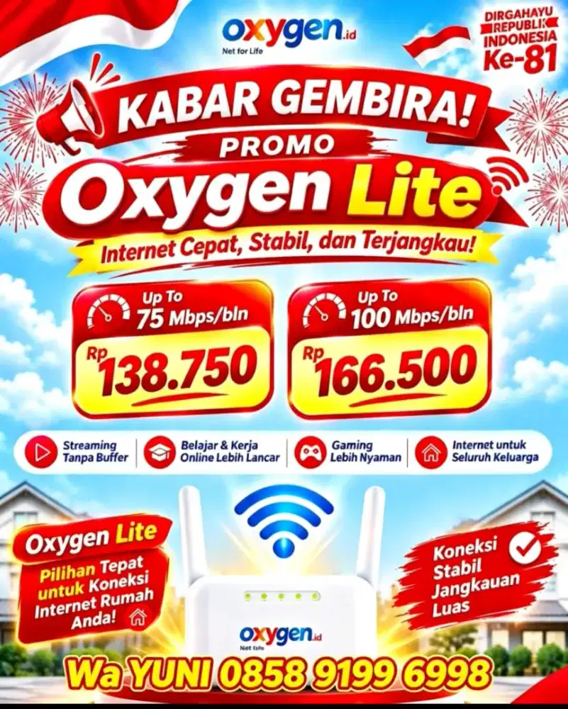 Wifi oxygen promo murah