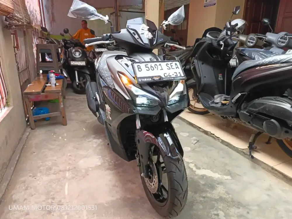 KM 600 YAMAHA AEROX ALPHA 2026 BLN 4 BS TT 2025 DI CILEDUG HARGA PAS