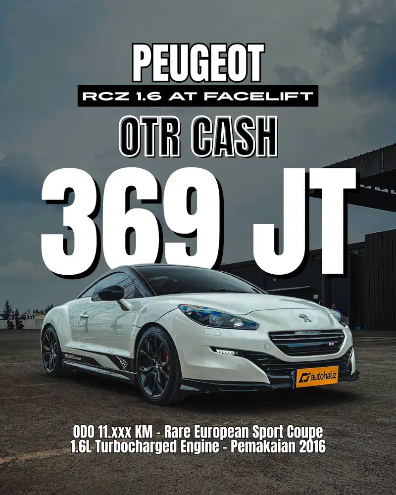 [ HARGA CASH ] PEUGEOT RCZ 1.6 TURBO 2013 / 2016