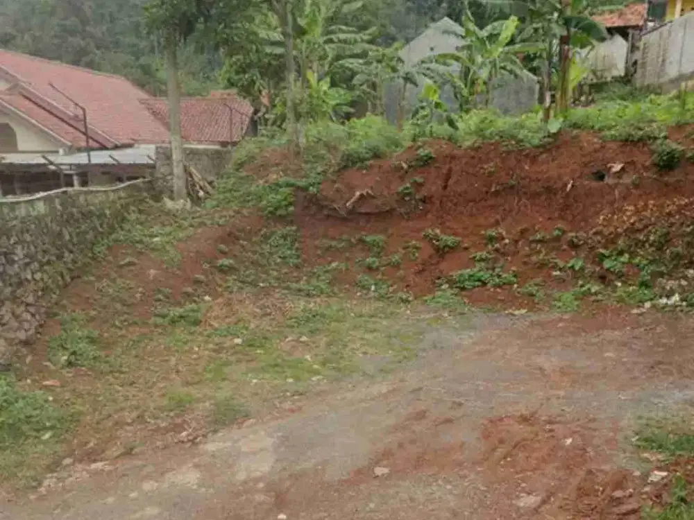 Tanah siap bangun pinggir jalan Sawah Dadap