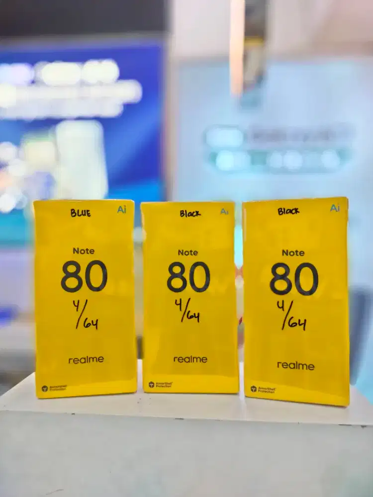 Promo termurah Realme Note 80 Ram 4+64GB New Garansi Resmi