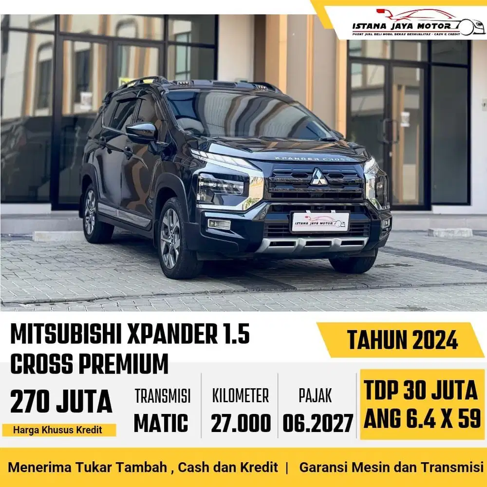 FULL ORIGINAL !! Mitsubishi Xpander Cross Premium 2024 Hitam