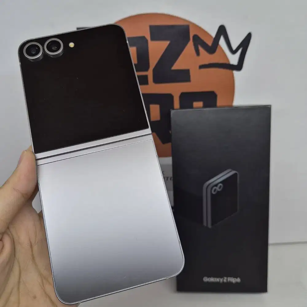 Samsung Z FLIP 6 Silver 12/256GB FULLSET Mulus No Minus Ex Sein
