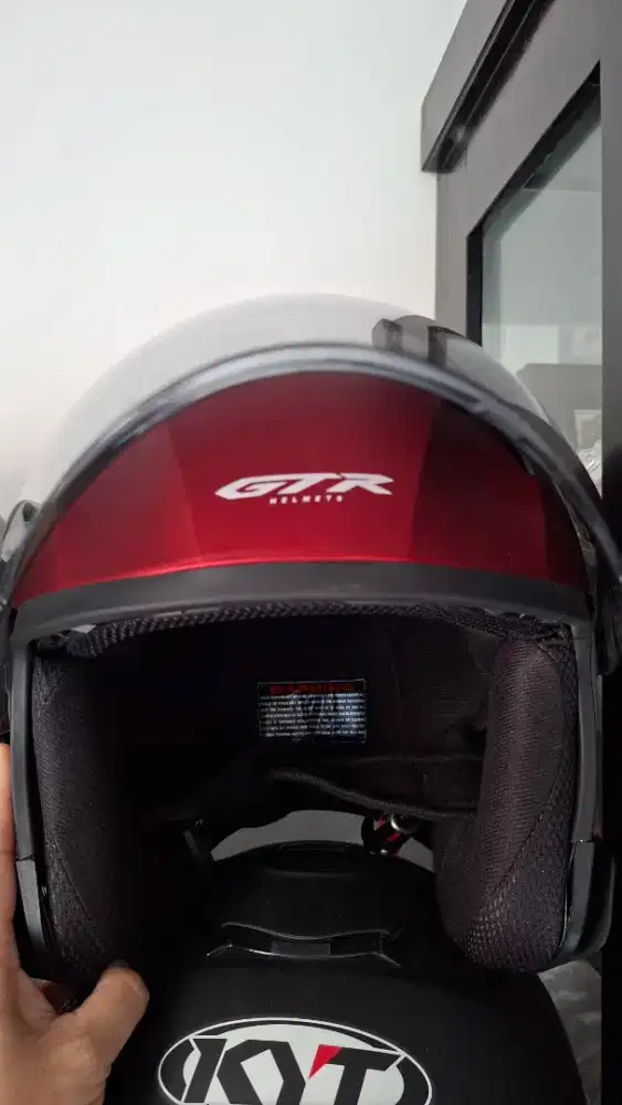 Helm Merah GTX BARU