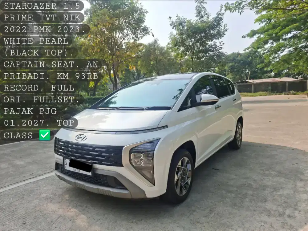 (Harga Cash) Stargazer Prime NIK 2022 PMK 2023 Putih Hitam