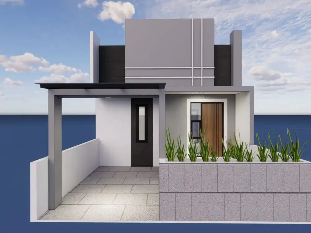 Rumah Modern Minimalis Dekat Bandara Adisutjipto
