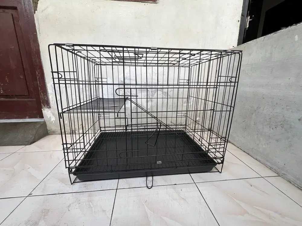 KANDANG KUCING WARNA HITAM