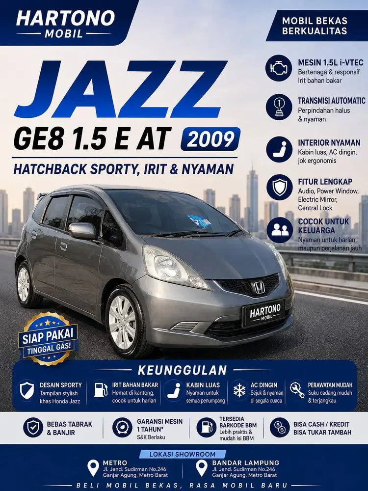 JAZZ GE8 1.5 E AT 2009