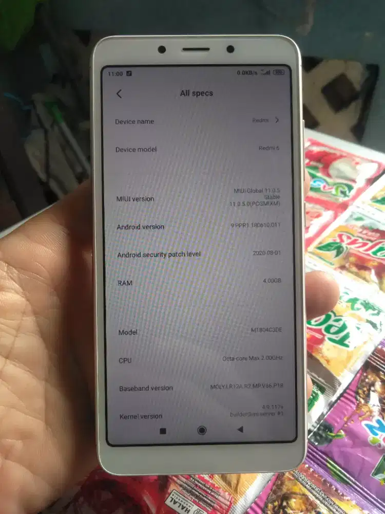 Redmi 6 4/64 masih orian