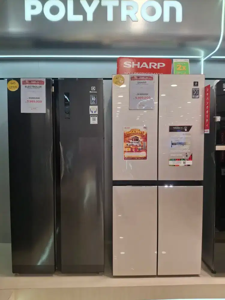 Kredit Kulkas side by side tanpa DP. Gratis antar area cimahi