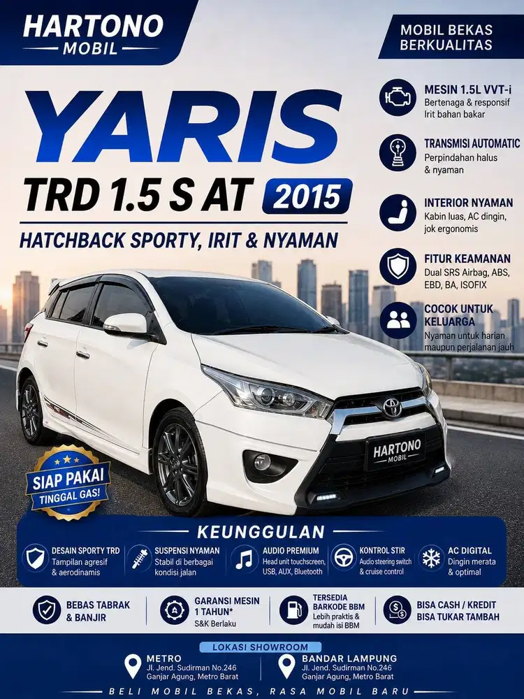YARIS TRD 1.5 S AT 2015