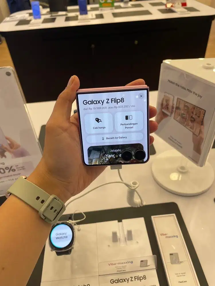SAMSUNG GALAXY ZFLIP8 PROMO POTONGAN HARGA (BISA CICILAN BUNGA 0%)