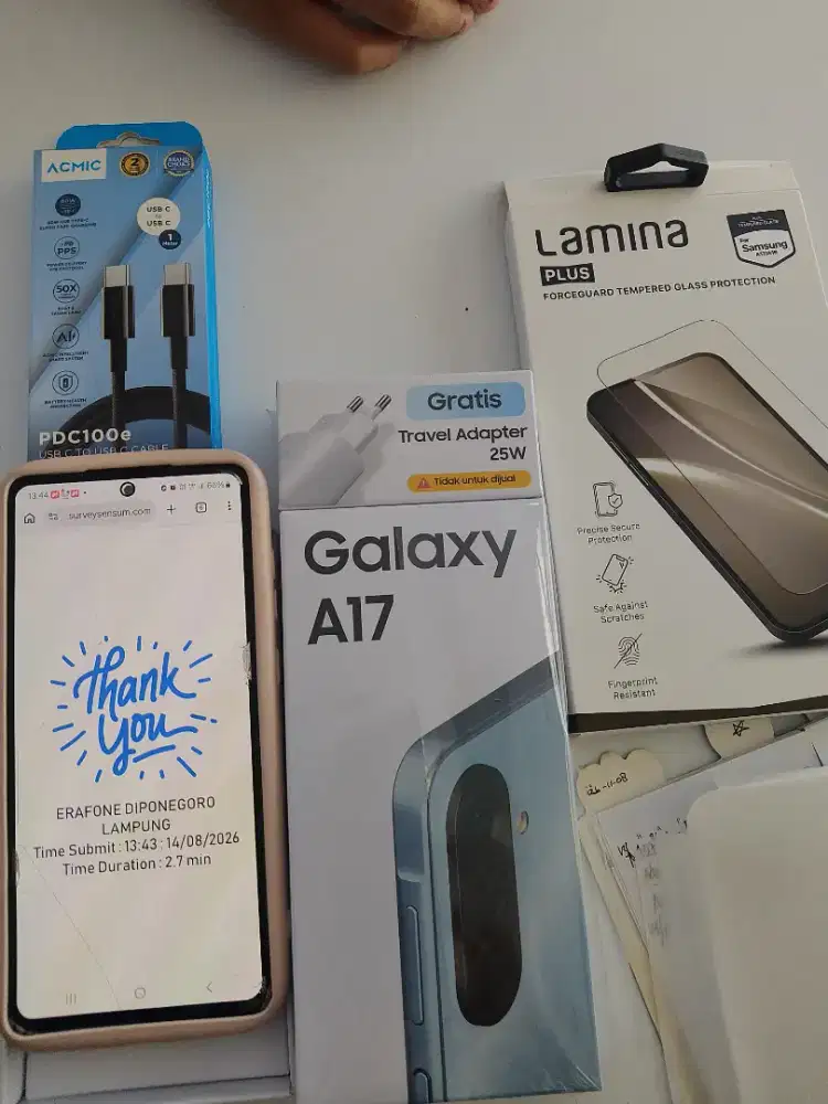 SAMSUNG A17 || 8/256GB || KREDIT CUKUP DENGAN KTP