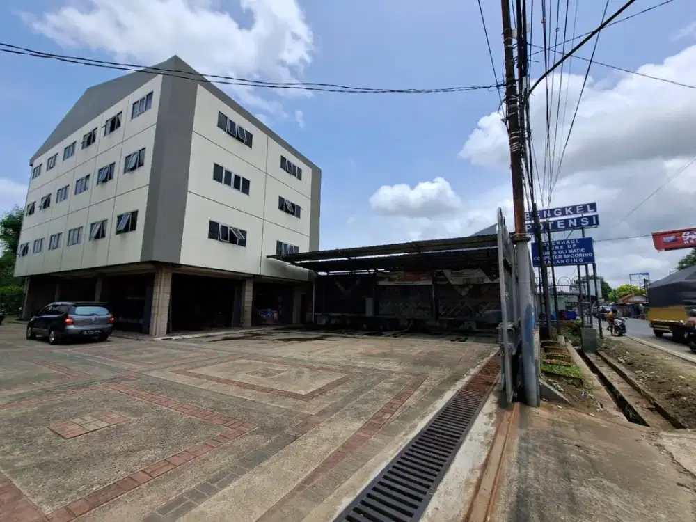 Dijual Cepat Bengkel+Bangunan di Curug Tangerang Akses Container 40ft