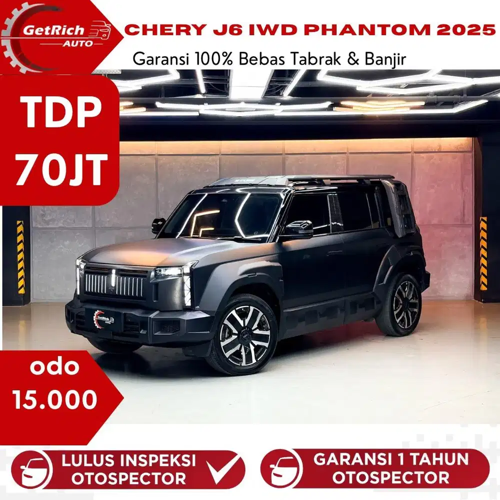 Low Km 15Rb Chery J6 IWD Phantom 2025 Mulus