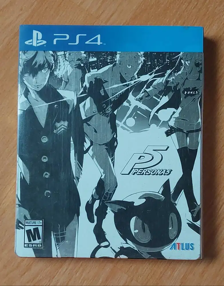 BD Persona 5 Steelbook Edition PS4 (Kolektor Item)