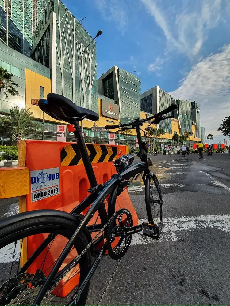 Tern Verge P10 Hitam Mulus terawat Istimewa