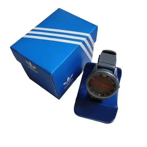 Bahan Jam Tangan Adidas Sport Quartz Pria Warna Abu