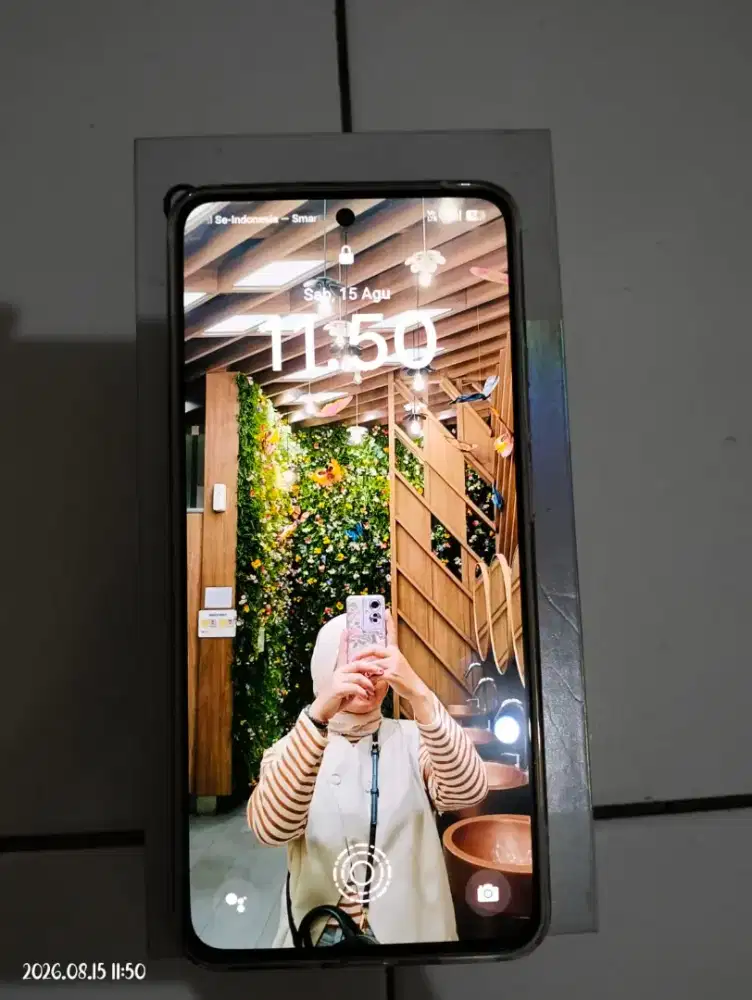 Oppo reno 11 f 5G ram 8+8/256 fullset mulus pemakian cewe