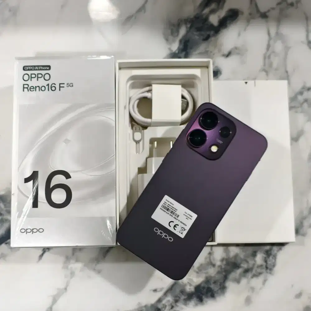 Promo Cicilan Gratis 1x atau 2x Cicilan Oppo Reno 16F 5G ram8 256gb