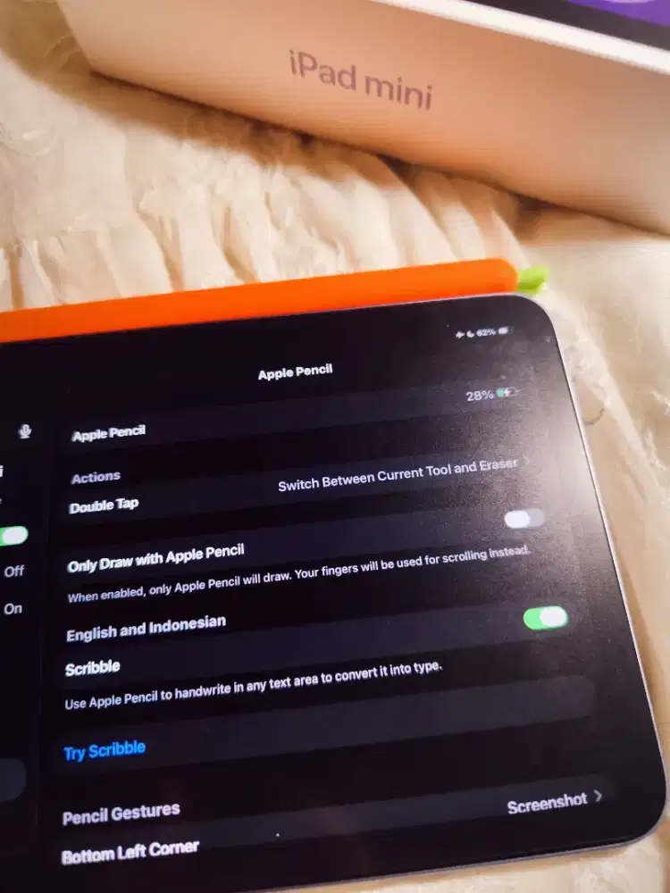Ipad mini 6 komplit dus Apple Pen Gen 2