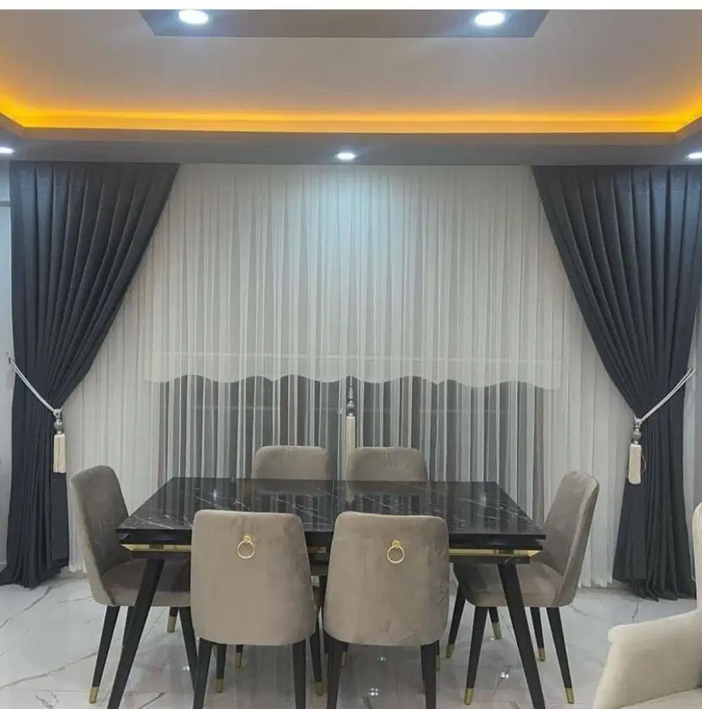 Jual Gorden Jendela & Pintu Gordyn Model Terbaru Wallpaper Dinding 3D