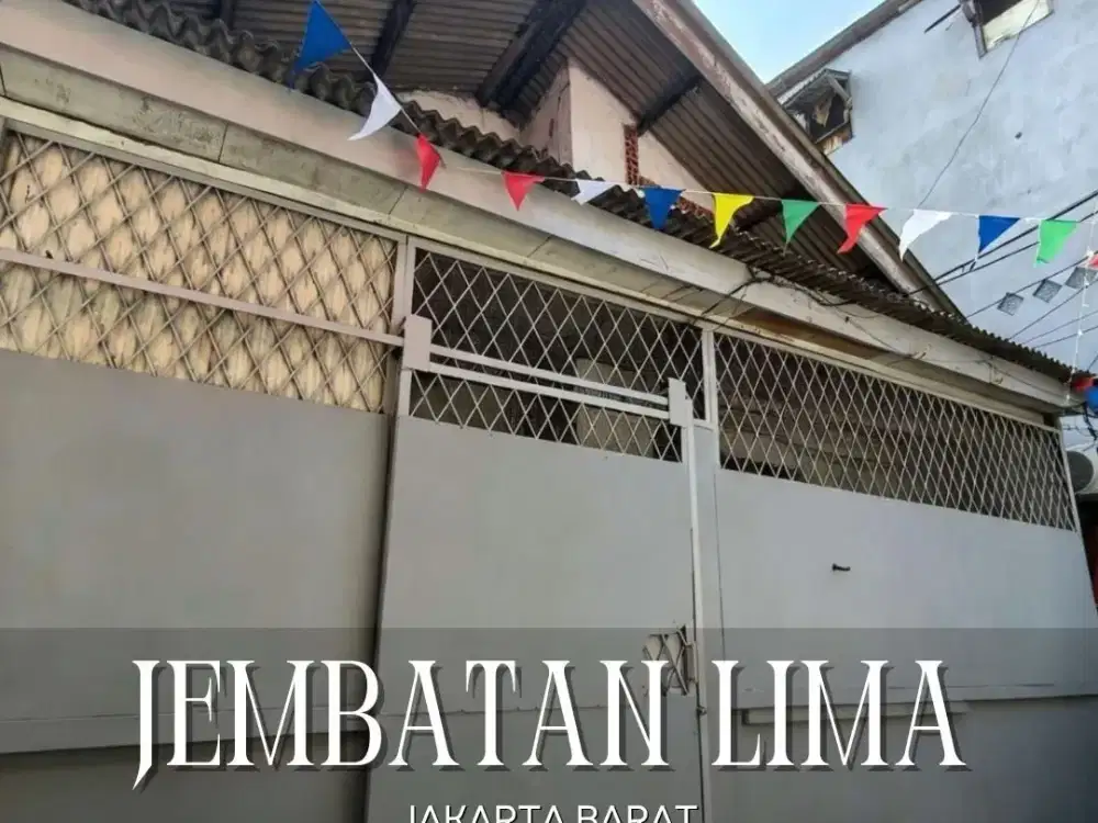 DIJUAL MURAH RUMAH TINGGAL DI JEMBATAN LIMA JAKARTA BARAT