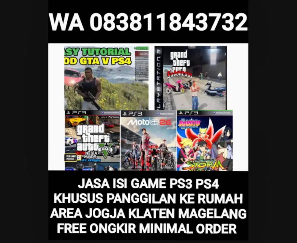 Isi Game PS3 PS4 Panggilan