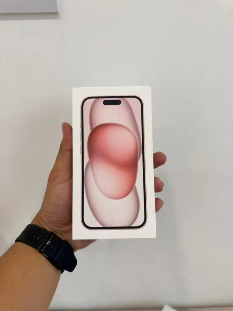 Apple iPhone 15 128GB Pink - Garansi Resmi iBox - Fullset Original