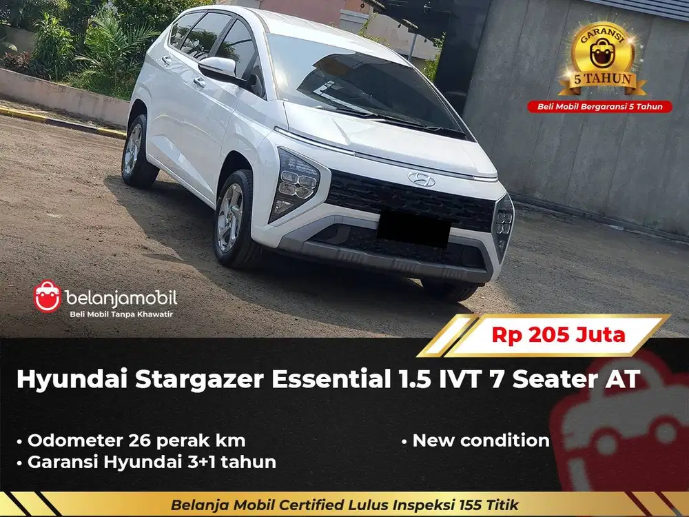 [KM 26 PERAK] Hyundai Stargazer Essential 1.5 IVT 2023/2024/2026/2025
