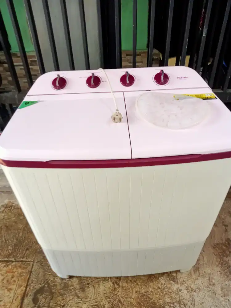 Jual mesin cuci 2 tabung normal semua