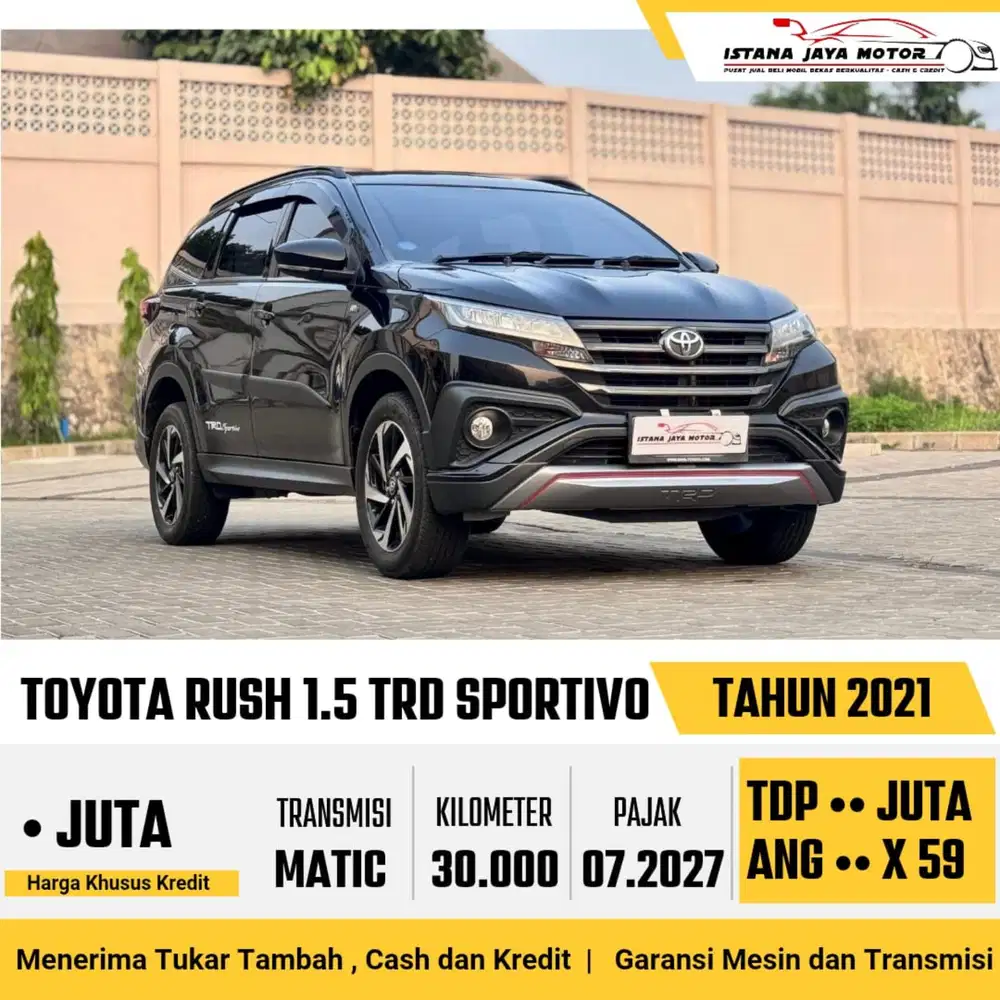 Toyota Rush TRD AT th 2021 #istana jaya motor