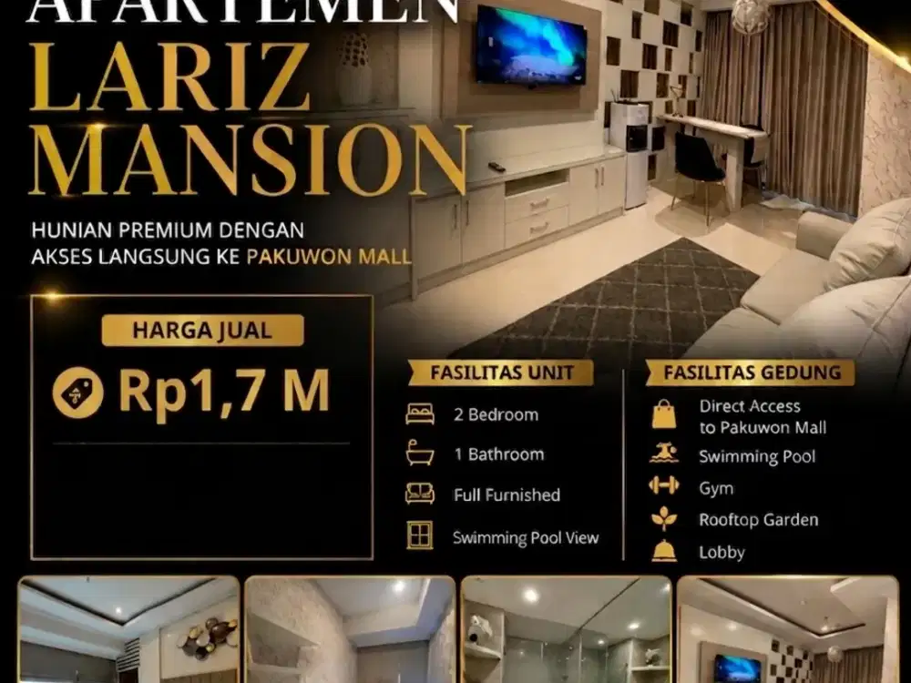 Dijual Apartemen La Riz Mansion, Hunian Eksklusif & Strategis, Surabaya