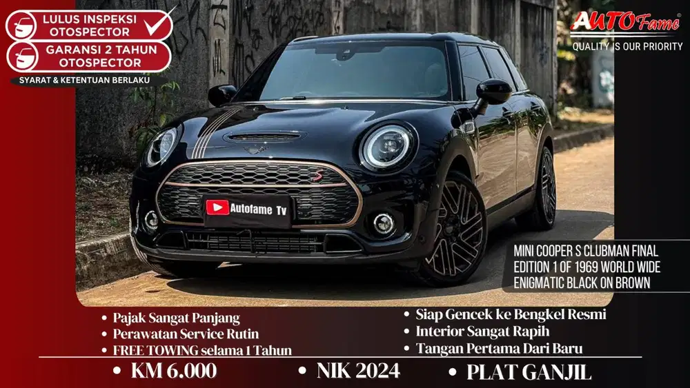 KM6RB Mini Cooper S Clubman Final Edition 1 of 1969 World Wide 2024