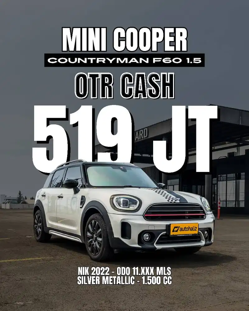 [ HARGA CASH ] MINI COOPER COUNTRYMAN 1.5T 2022