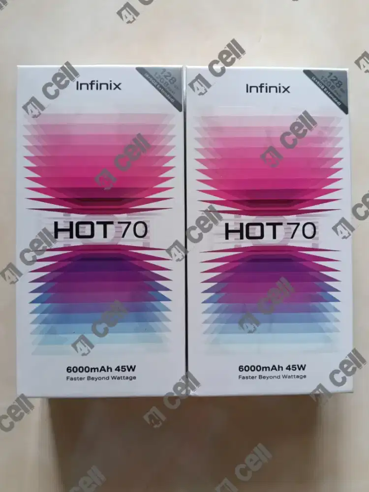Infinix hot 70 ram 6+6/128 100% baru Termurah