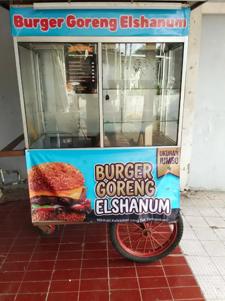 Grobak grobak dorong jualan