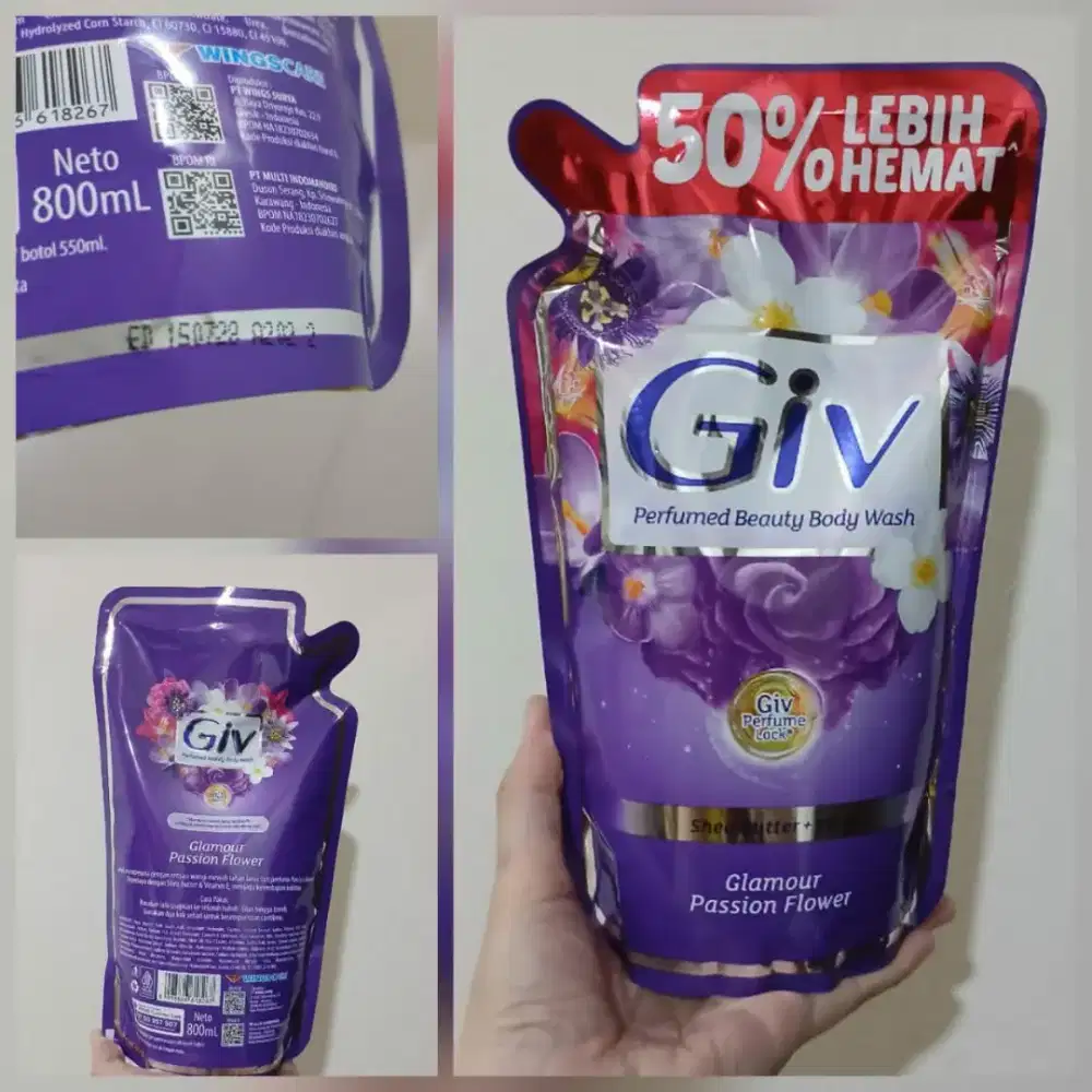GIV Body Wash Glamour Passion Flower