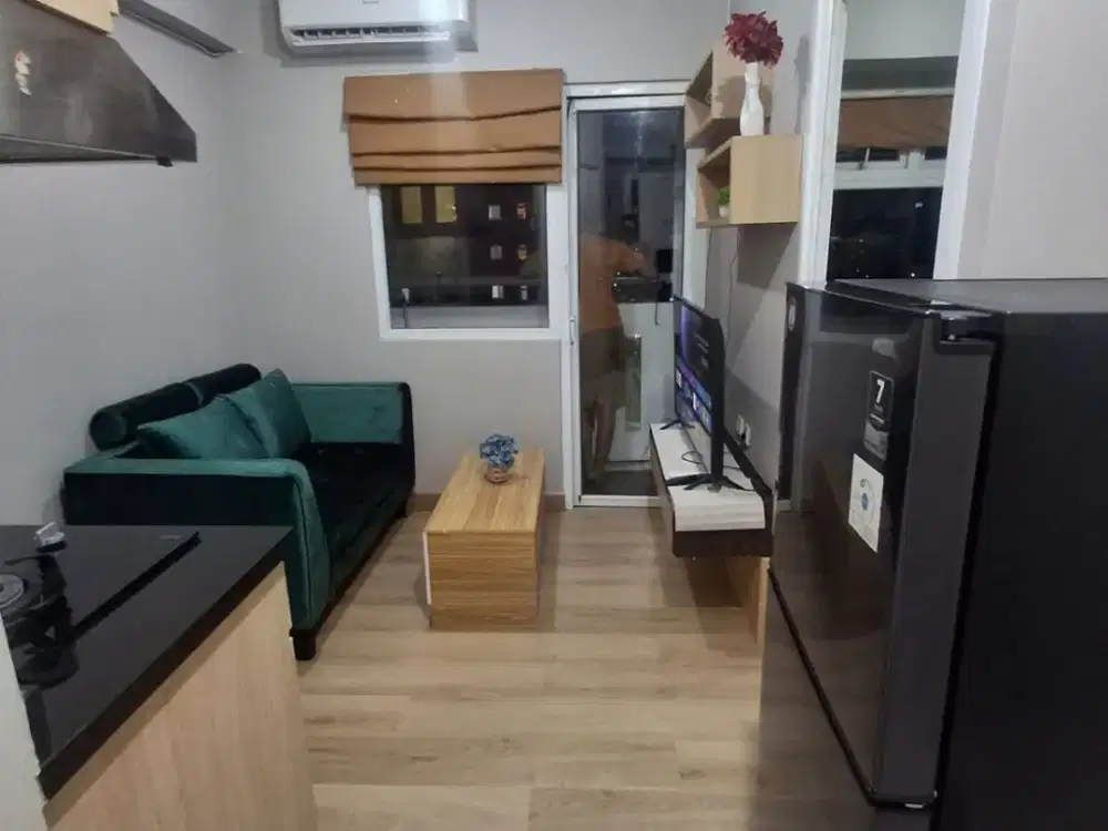 Apartemen Green Pramuka City Full Furnished Tower Bougenville Lantai 11 City View