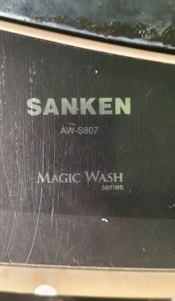 MASIH BAGUS NORMAL MESIN CUCI SANKEN AW-S807 (MAGIC WASH) Top Loading.