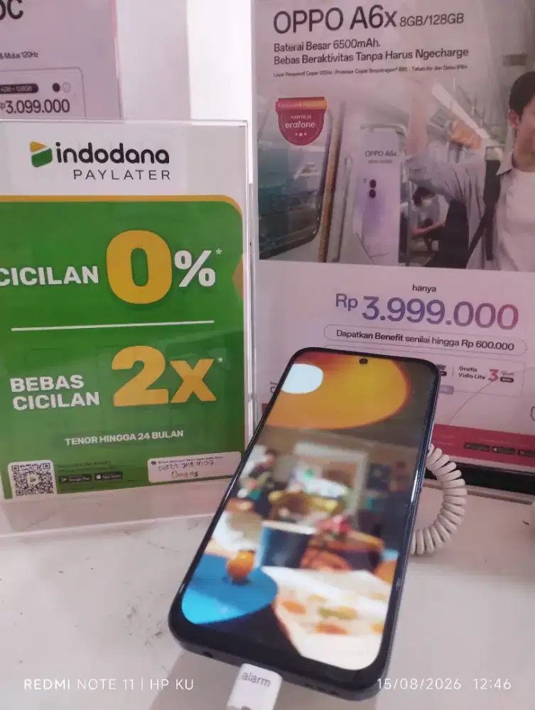 CICILAN MULAI 500 RIBUAN OPPO A6x DI INDODANA